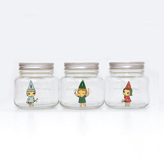 Yoshitomo Nara - Storage Jar Gril Small (Set of 3), 2020 - Pinto Gallery