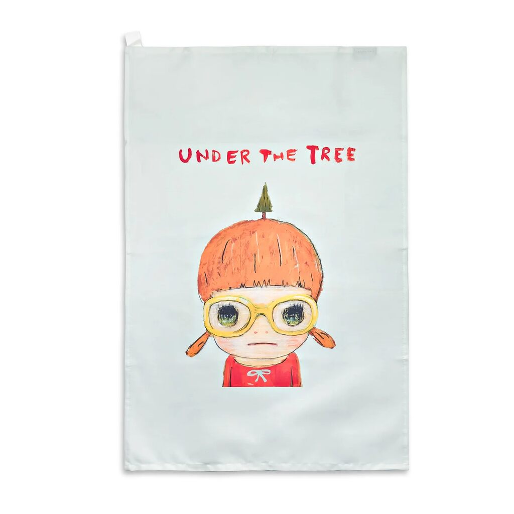 Yoshitomo Nara - Little Thinker Tea Towel, 2025 - Pinto Gallery