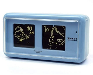 Yoshitomo Nara - Walk On Flip Clock (Blue), 2000 - Pinto Gallery