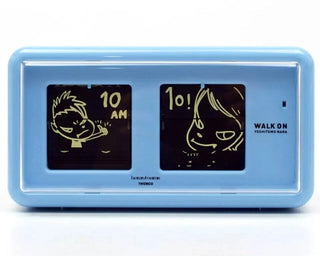Yoshitomo Nara - Walk On Flip Clock (Blue), 2000 - Pinto Gallery