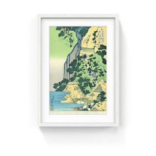 Cave of Kiyotaki Kannon, Sakanoshita on Tokaido, After 1833-Katsushika Hokusai-Pinto Gallery