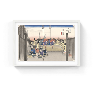 Morning View at Nihonbashi, After 1833-Utagawa Hiroshige (Andō Hiroshige)-Pinto Gallery