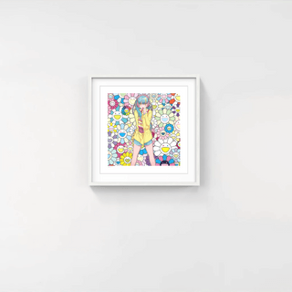 razz_02 Blue Hair, Pink Headphones, Yellow Cardigan w M.F, 2026-Takashi Murakami-Pinto Gallery