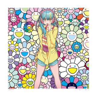 TBC Blue Hair, Pink Headphones w M.F, 2026-Takashi Murakami-Pinto Gallery