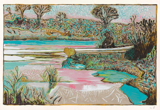 the river garden, 2025-Billy Childish-Pinto Gallery