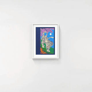 Tiger Prowling in the Moonlight, 2023-Kour Pour-Pinto Gallery