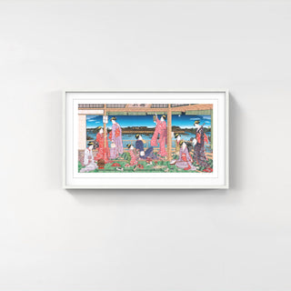Torii Kiyonaga’s “A Party Viewing the Moon across the Sumida River” UFO, Flower Parent and Child, and Many Cats - SUPERFLAT, 2026-Takashi Murakami-Pinto Gallery