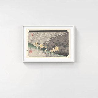 White Rain at Shono, After 1833-Utagawa Hiroshige (Andō Hiroshige)-Pinto Gallery