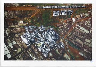 28 Millimètres, Women Are Heroes, Action in Kibera Slum, general view Nairobi, Kenya, 2009, 2021-JR-Pinto Gallery