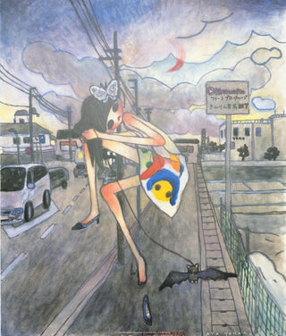 A Night Walk A Pink Moon Emerged, 2005-Aya Takano-Pinto Gallery
