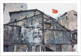 Action in Shanghai, Jiang Qizeng, Red Flag, Chine, 2010, 2012-JR-Pinto Gallery
