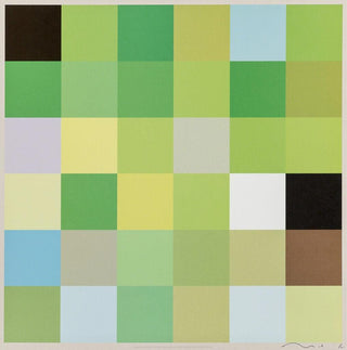 Acupuncture painting "Opening Wide, Squeezing Tight" - Terre Verte (Squeezing Tight), 2006-Takashi Murakami-Pinto Gallery