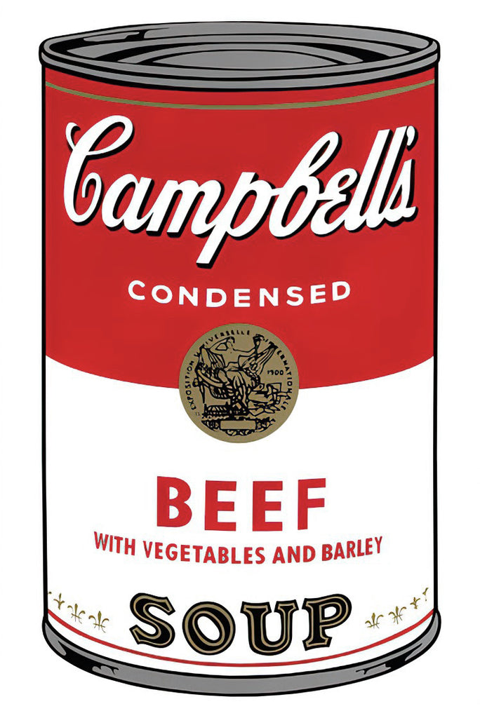 Andy Warhol - Campbell's Soup Can 11.49 (Beef), 1960s printed after - Pinto Gallery