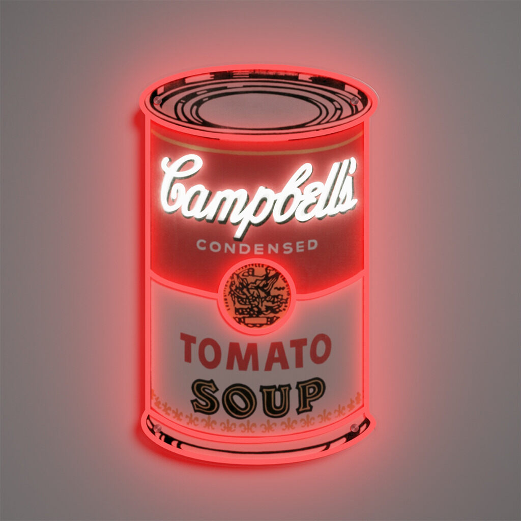 Andy Warhol - Campbell's LED Neon Sign, 2022 - Pinto Gallery