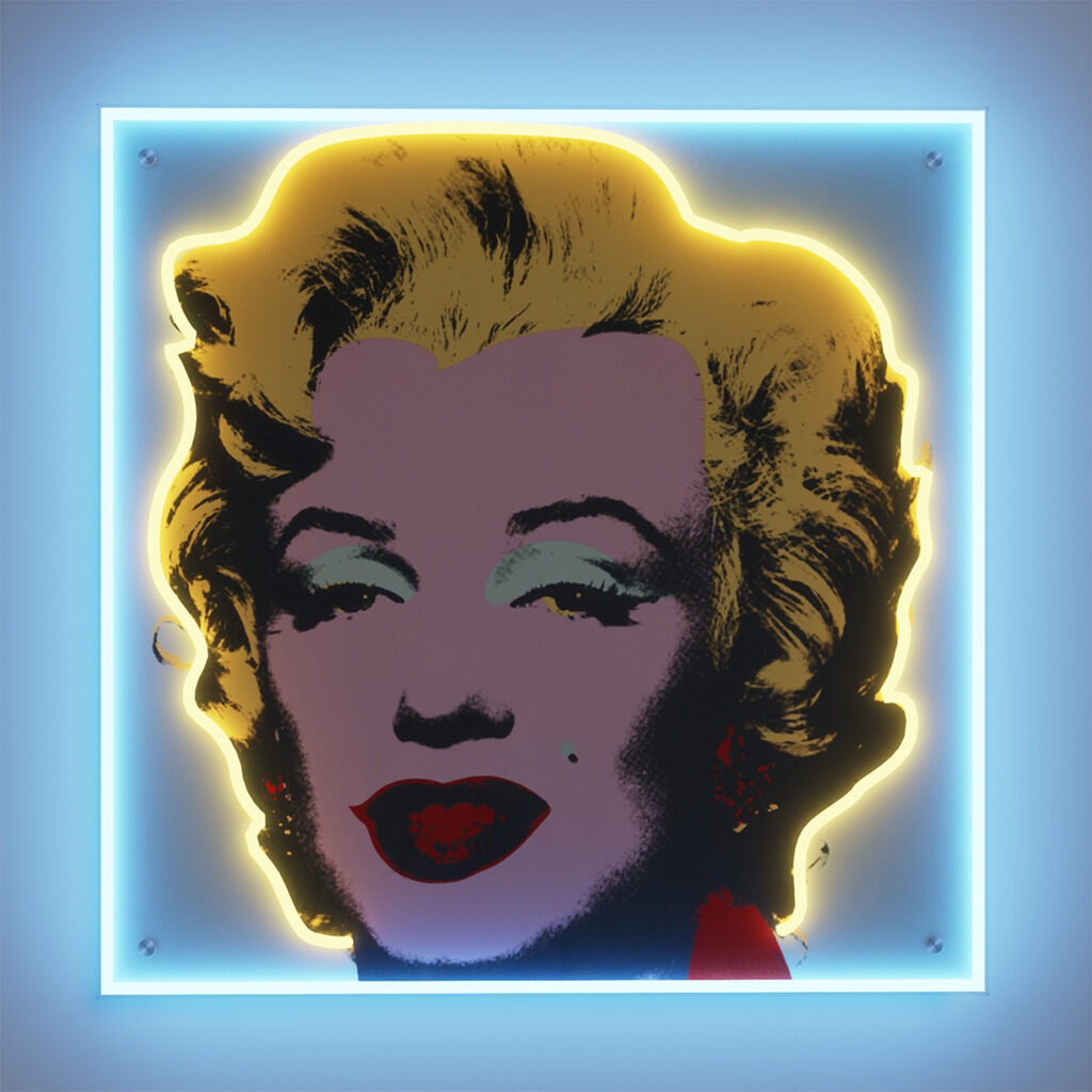 Andy Warhol - Marilyn Large LED Neon Sign, 2022 - Pinto Gallery