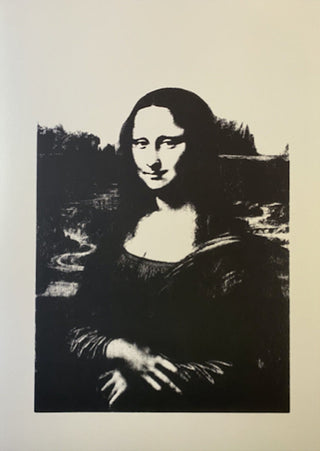 Andy Warhol - Mona Lisa - Black, 1967 printed later - Pinto Gallery