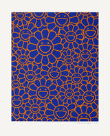 August Joy (orange/blue flowers), 2019