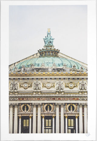 Ballet, Regard surplombant la façade du Palais Garnier, Opéra de Paris, France, 2014, 2018-JR-Pinto Gallery