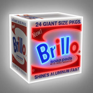Brillo Box LED Neon Sign, 2022