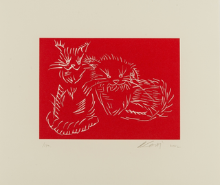 Cats Red, 2022-Ai Weiwei-Pinto Gallery