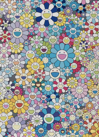 Champagne Supernova: Blue, 2018-Takashi Murakami-Pinto Gallery