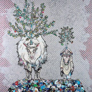 Deer God of the Forest and Arhat, 2015-Takashi Murakami-Pinto Gallery
