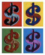 Dollars Signs (set of 4) (1967 printed later)