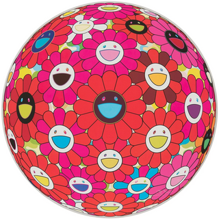 Flowerball (3D) - Red, Pink, Blue, 2013-Takashi Murakami-Pinto Gallery