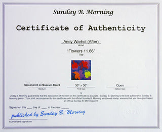 Flowers 11.66, 1967 printed later-Andy Warhol-Pinto Gallery