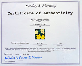 Flowers 11.72, 1967 printed later-Andy Warhol-Pinto Gallery