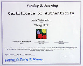 Flowers 11.73, 1967 printed later-Andy Warhol-Pinto Gallery