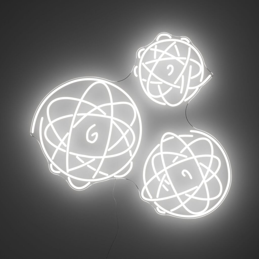 Futura - Atomic White LED Neon Sign, 2023 - Pinto Gallery