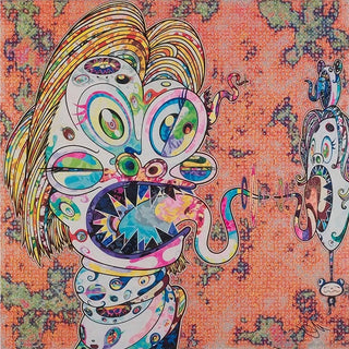 Homage to Francis Bacon (Study for Head of Isabel Rawsthorne and George Dyer), 2016-Takashi Murakami-Pinto Gallery