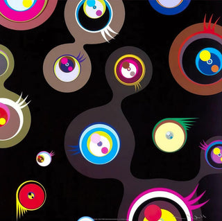 Jellyfish Eyes - Black 2, 2011-Takashi Murakami-Pinto Gallery