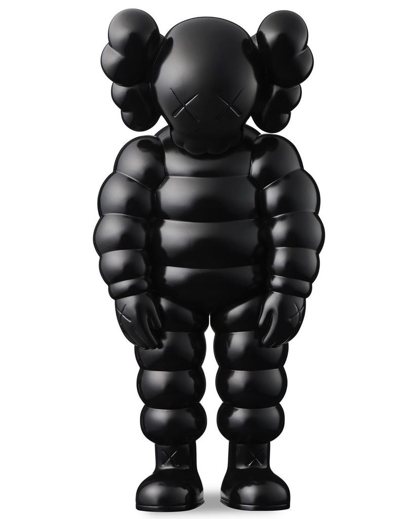 KAWS - WHAT PARTY (black), 2020 - Pinto Gallery
