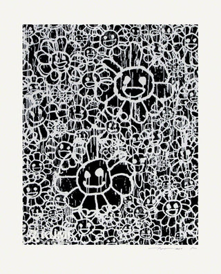 MADSAKI Flowers A Black (working title), 2017-Takashi Murakami-Pinto Gallery