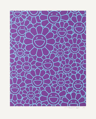 May shower (blue/purple flowers), 2019-Takashi Murakami-Pinto Gallery