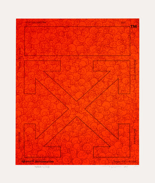 Memento Mori: Fluorescent Orange, 2018-Takashi Murakami-Pinto Gallery