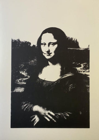Mona Lisa - Black, 1967 printed later-Andy Warhol-Pinto Gallery