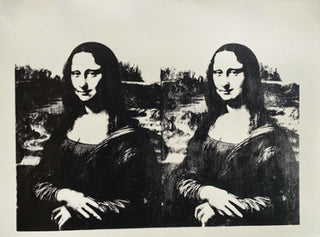 Mona Lisa - Double Black, 1967 printed later-Andy Warhol-Pinto Gallery