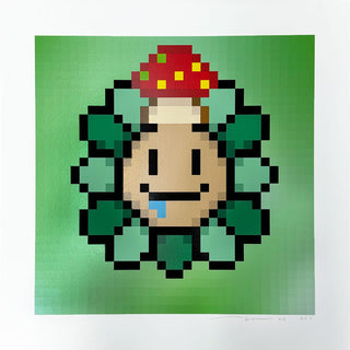 Murakami Flower #10595 Mushroom, 2023-Takashi Murakami-Pinto Gallery