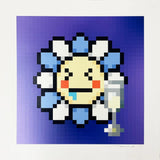 Murakami Flower #3167 Drunk with Champagne, 2023