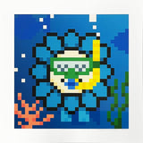Murakami Flower #4898 Diving, 2023