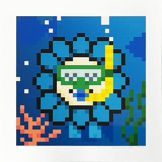 Murakami Flower #4898 Diving, 2023-Takashi Murakami-Pinto Gallery