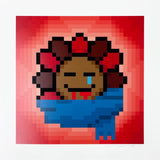 Murakami Flower #7236 muffler, 2023