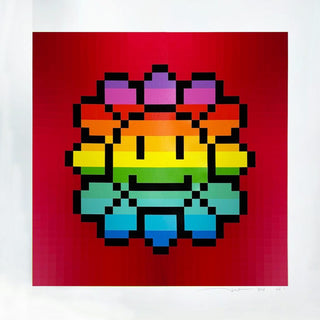 Murakami Flower #9727 Rainbow, 2023-Takashi Murakami-Pinto Gallery
