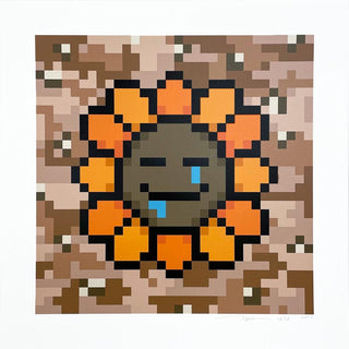 Murakami.Flower #10151 Desert camouflage, 2023-Takashi Murakami-Pinto Gallery