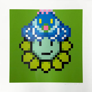 Murakami.Flower #11427 Octopus Cap Blue, 2023-Takashi Murakami-Pinto Gallery