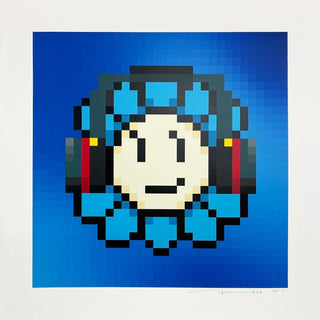 Murakami.Flower #3111 Listening to music with headphones, 2023-Takashi Murakami-Pinto Gallery