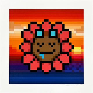 Murakami.Flower #8039 Sunset, 2023-Takashi Murakami-Pinto Gallery
